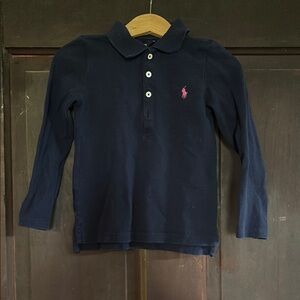 Navy Blue Kids Polo Shirt